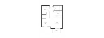 an illustration of a hypothetical floor plan of a house
