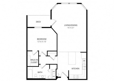 Coghill floor plan with Deck