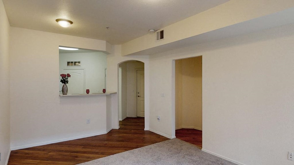 Citifront Living Room Looking into Kitchen