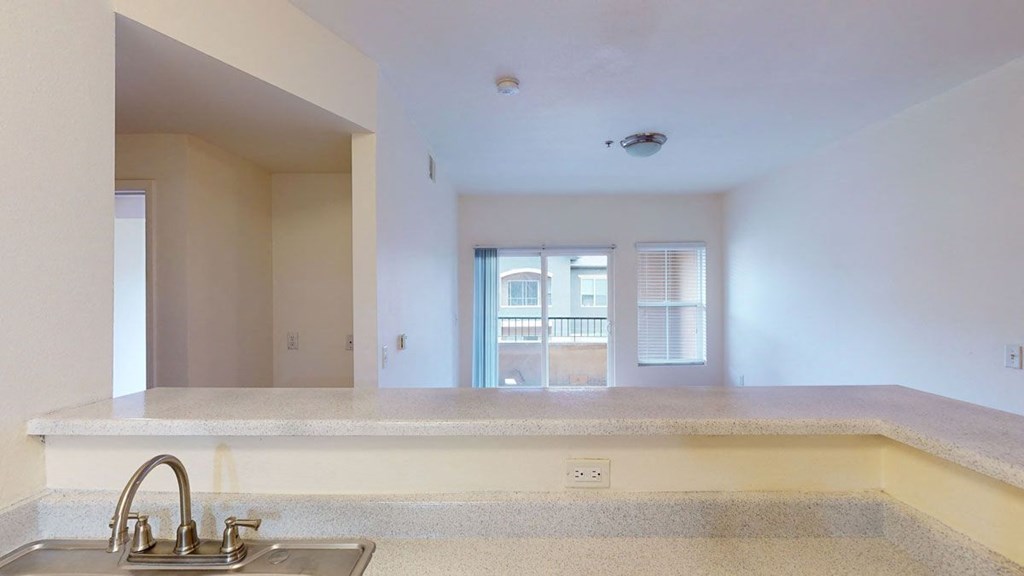 Citifront Kitchen Overlooking Living Room