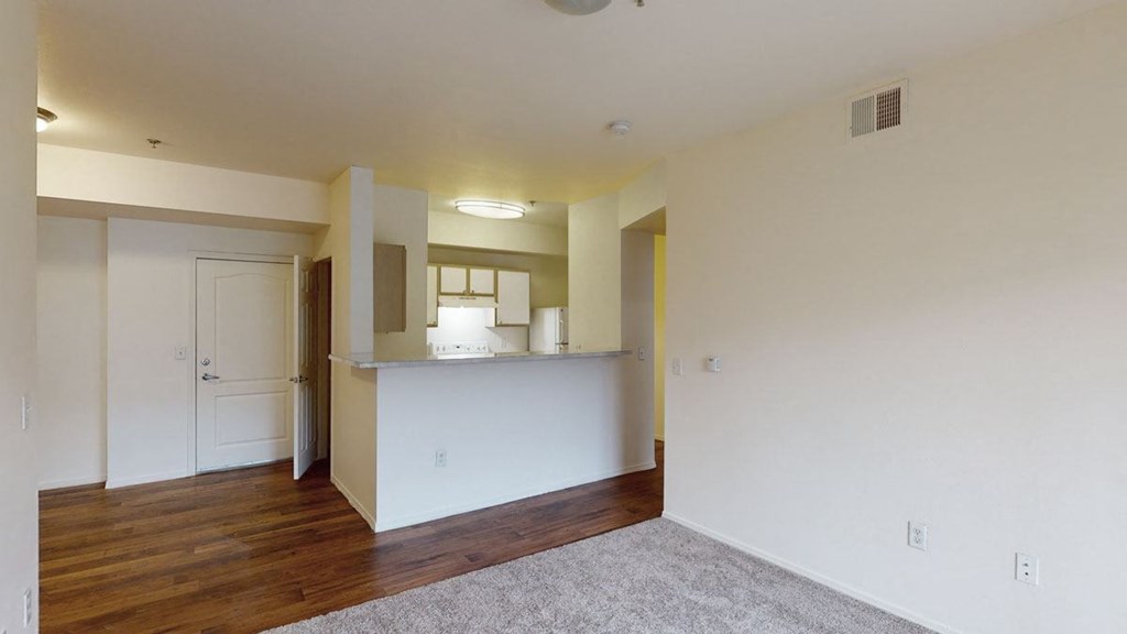 Citifront Living Room Looking into Kitchen