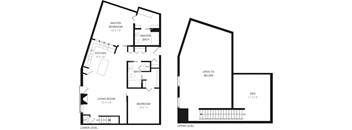 C18 Penthouse 2x2 with Den