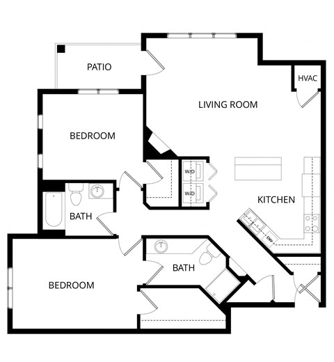 2x2 D Floorplan
