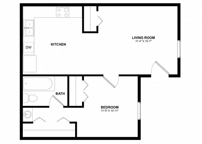 The Club at Eagle Point Apartments - Floorplan