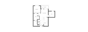 an illustration of a floor plan of a house