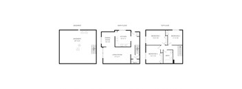 3 Bed 2 Bath Townhome