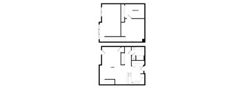 floor plan of 55 north luxury apartments to rent in the north end of boston
