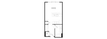 a floor plan of a small apartment