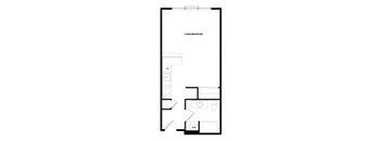 a floor plan of a small apartment