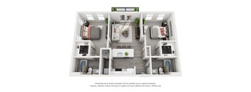 a 1 bedroom floor plan  950 sq ft