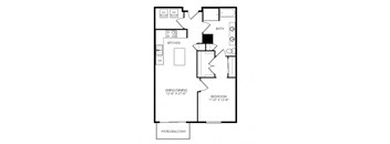 a floor plan of a house