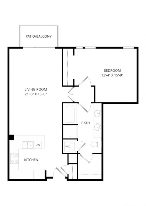 a floor plan of a house with an open floor plan