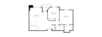 La Maisonnette Apartments - Floorplan