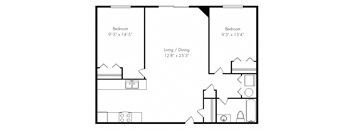Legacy West Apartments - Floorplan
