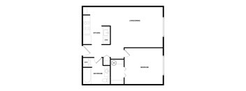 a black and white floor plan of a house