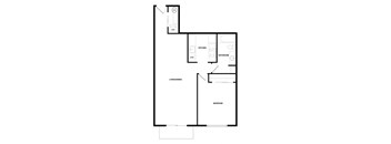 a black and white floor plan of a house