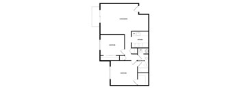 a black and white floor plan of a house