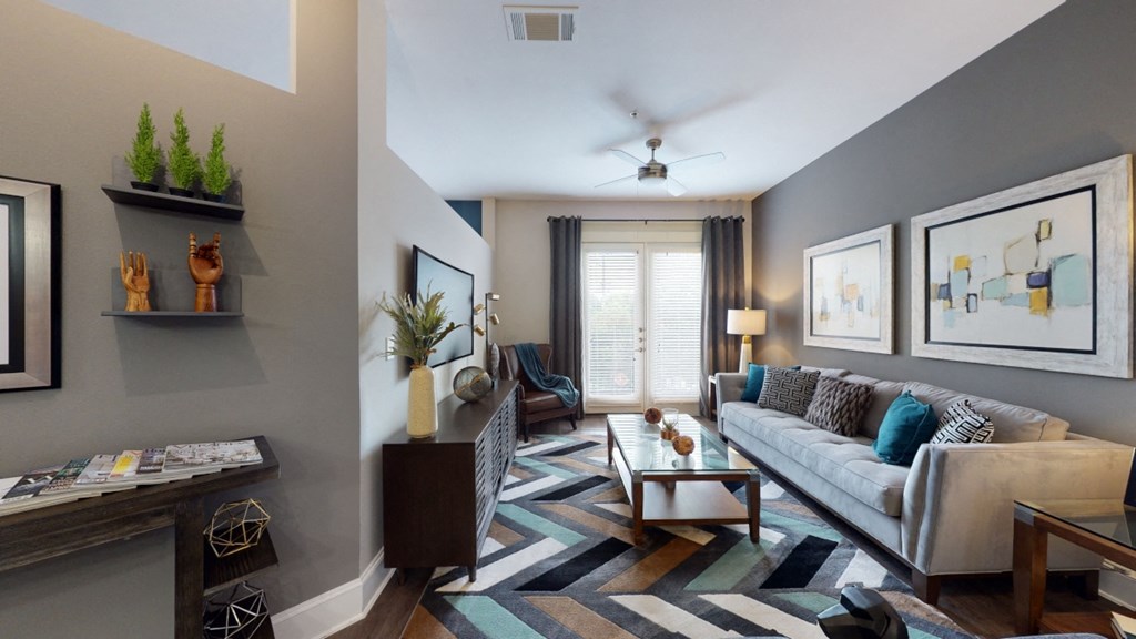 Lofts at Watters Creek living area