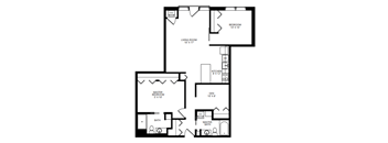 a blueprint of a floor plan of a house