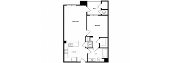 a black and white floor plan of a house