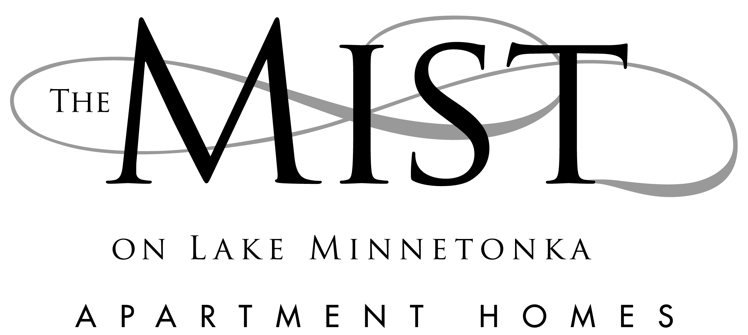 a logo for the mantis on lake minnetonka apartment homes