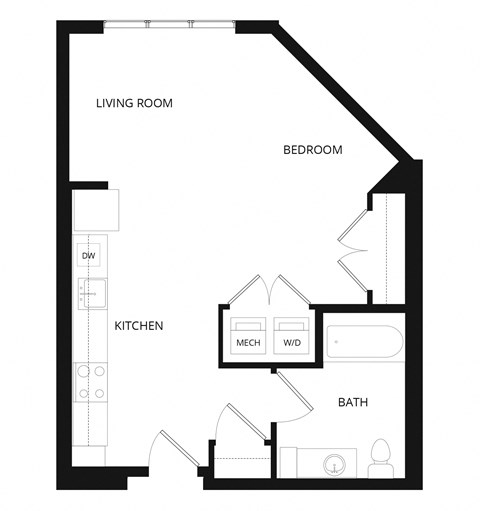 1477 West Lake St. Studio-2 Beds Apartment, Minnesota for Rent - Photo Gallery 23