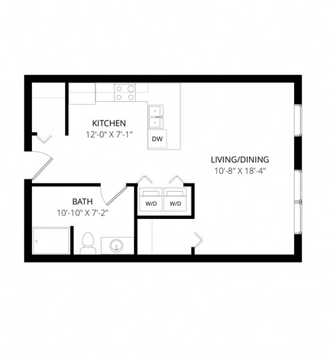 Latitude floorplan, Weidner Real Estate Properties