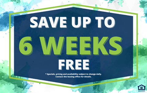A promotional image advertising a 6-week free trial offer.