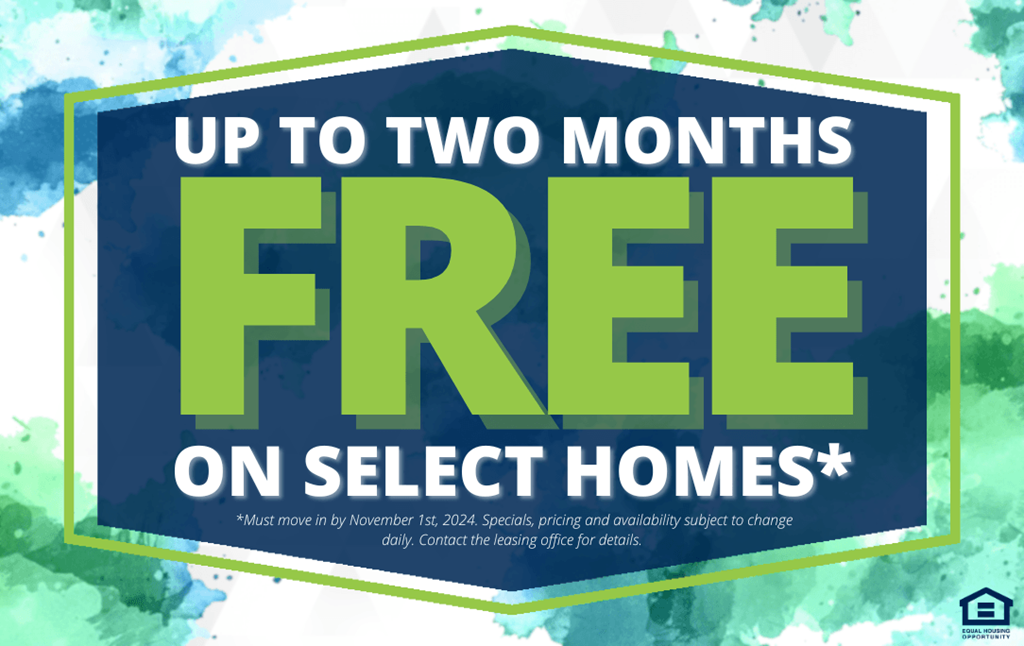 a sign that says free on select homes