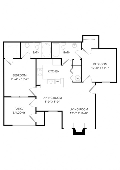 Stoneleigh on May floorplan, Weidner Real Estate Properties