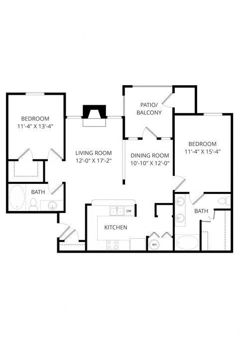 Stoneleigh on May floorplan, Weidner Real Estate Properties