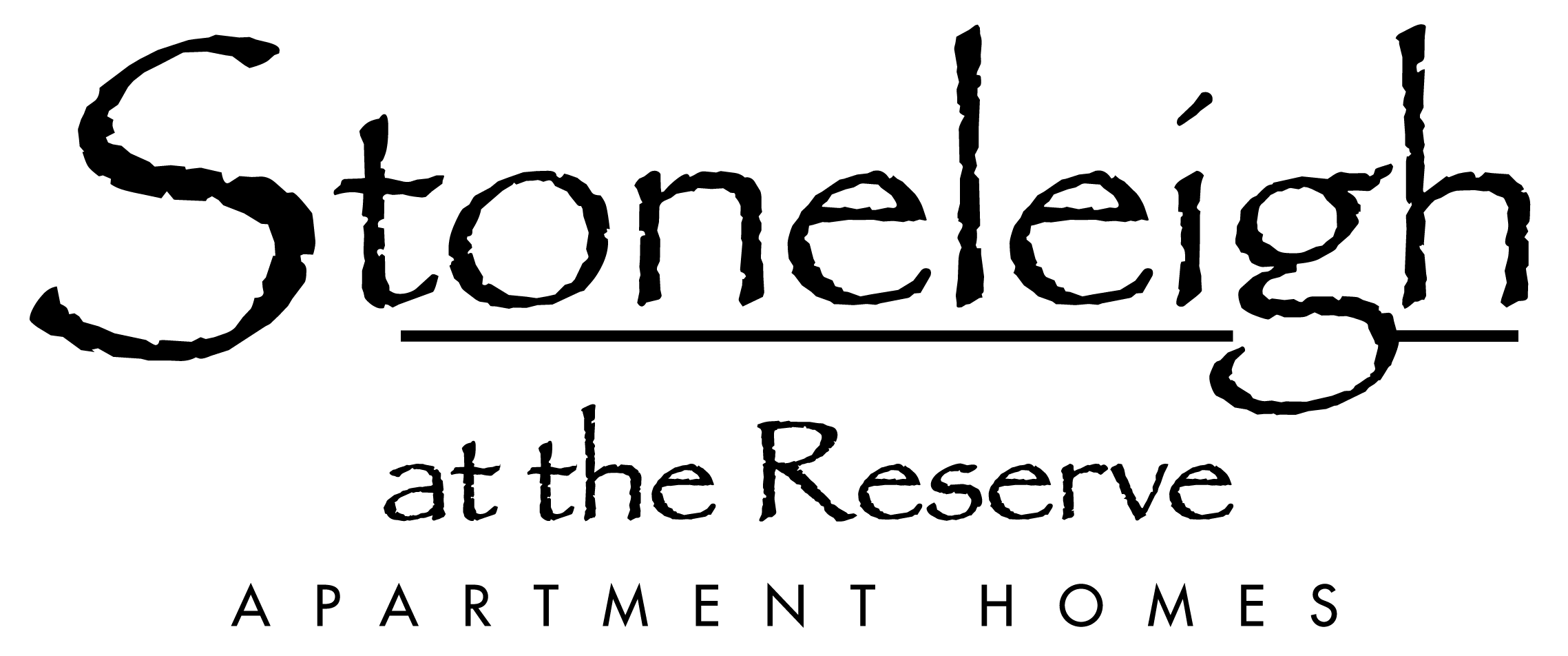 the logo for stones at the reserve apartment homes