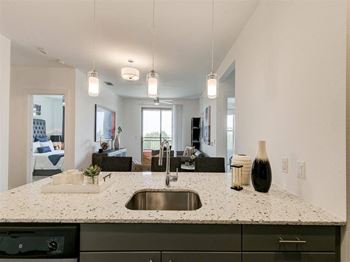 Glass-recycled countertops