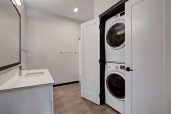 In-Unit High Efficiency Washer and Dryer
