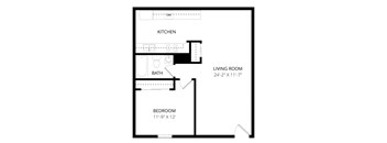 Terrace on the Lake Apartments - Floorplan