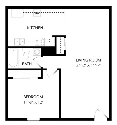Terrace on the Lake Apartments - Floorplan