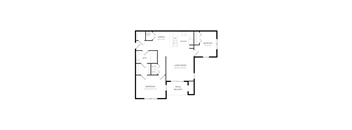a floor plan of a bedroom house