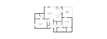 a floor plan of a bedroom house