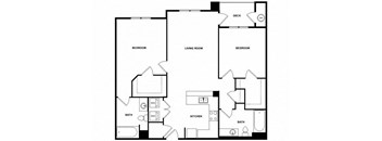 a floor plan of a house