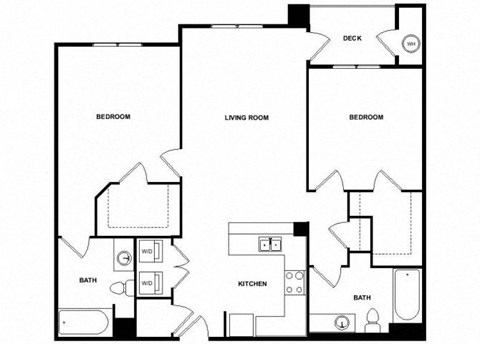 a floor plan of a house