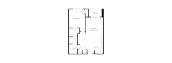 an illustration of a hypothetical floor plan of a house