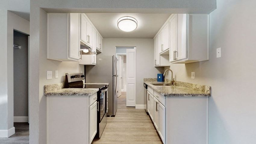 our apartments offer a kitchen with stainless steel appliances - Photo Gallery 1