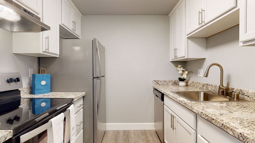 our apartments offer a kitchen with stainless steel appliances - Photo Gallery