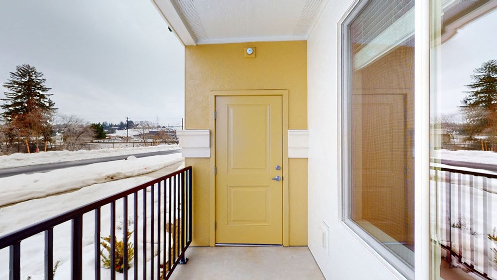 Balcony view of Liv Easy Street Apartments in Wenatchee, WA