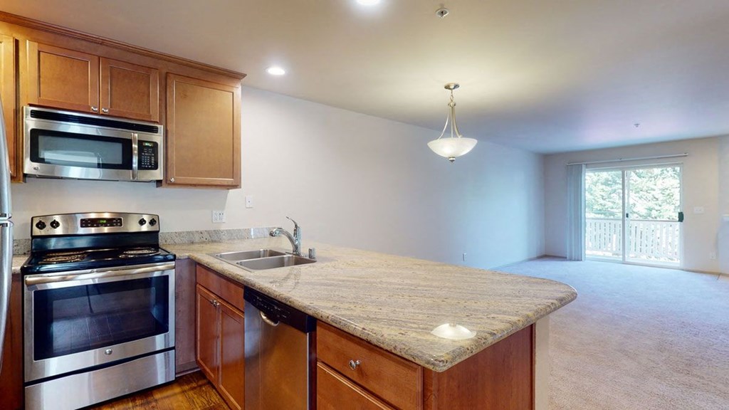 Windsong Apartment Kitchen in Issaquah Washington