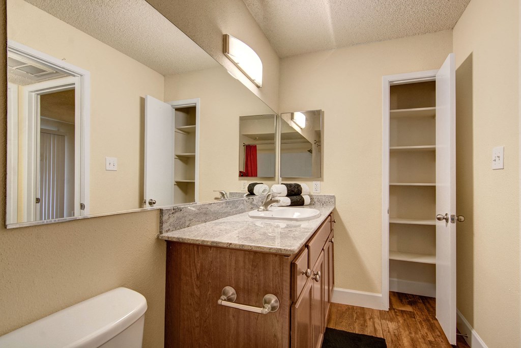 Bathroom Linen Closet at Motif