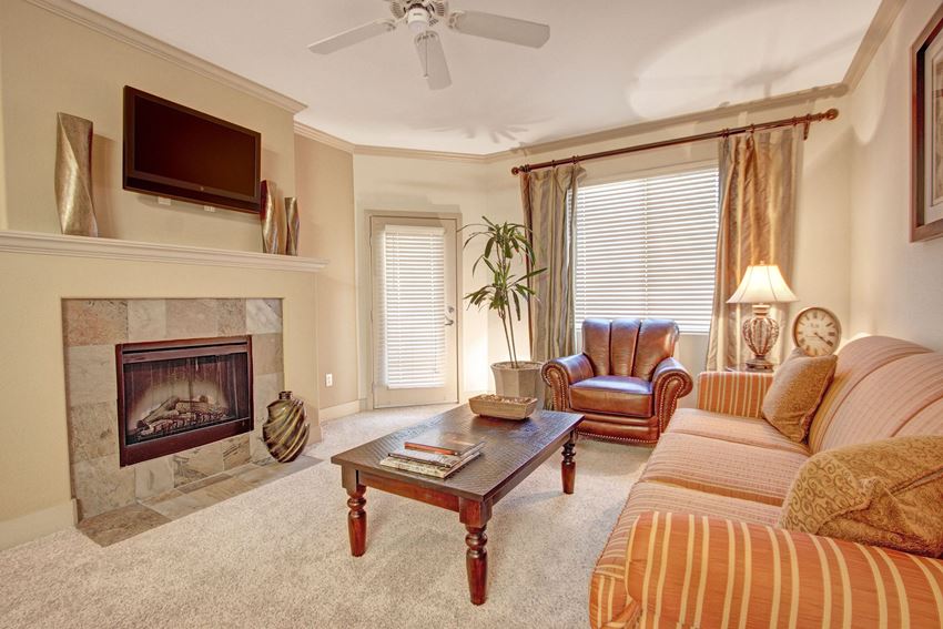Rancho Belago Living Room with Fireplace Rancho Belago Living Room with Fireplace