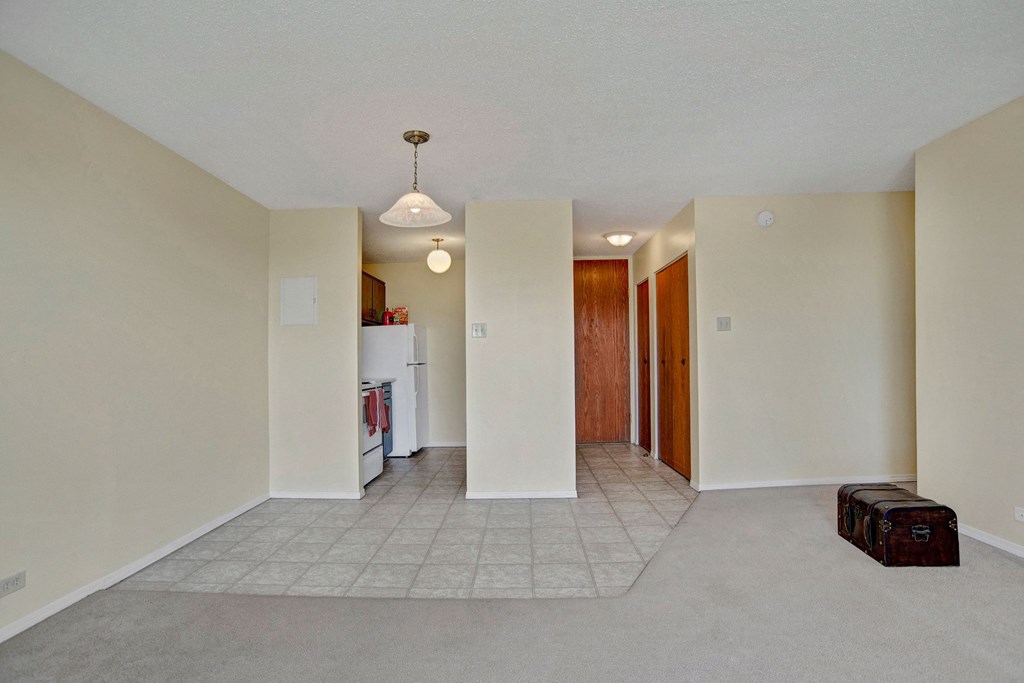 Hilltop Towers Kitchen and Living Room Apartments for rent in Prince Albert, SK