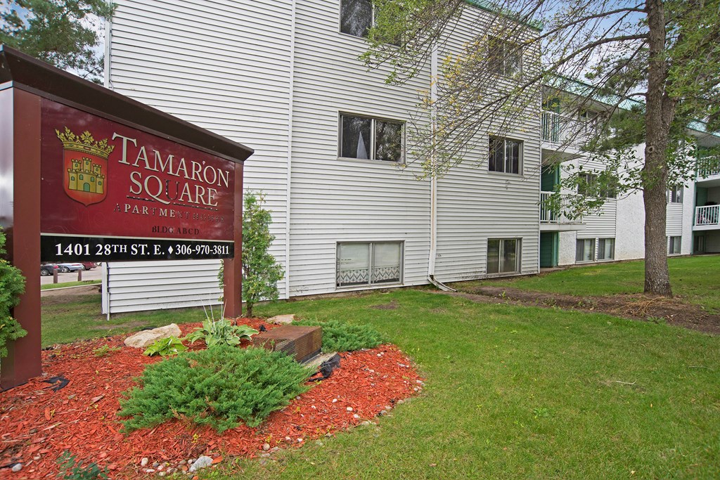 Tamaron Square Apartment Homes Sign Apartments for rent in Prince Albert, SK