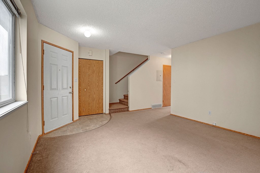Living Room in the Valley View Floor Plan at Westhaven Estates Apartments for rent in Lethbridge, AB